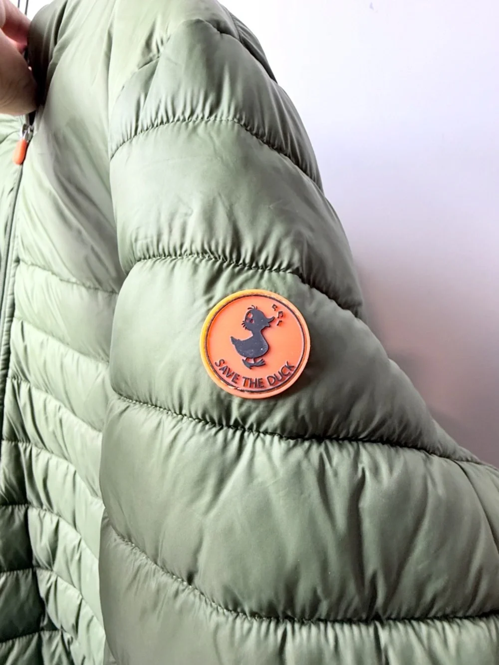 Save the Duck Puffer Jacket Men's Size Medium Winter Cozy (NOTE FLAW)